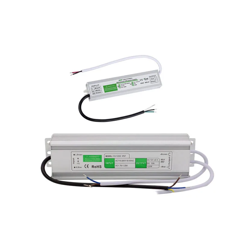 

DC12V/24V Led Driver Transformer 10w/15w/20w/25w/30w/36w/45w/50w/60w/80w/100w/120W/150W Power Supply Switch Adapter Waterproof