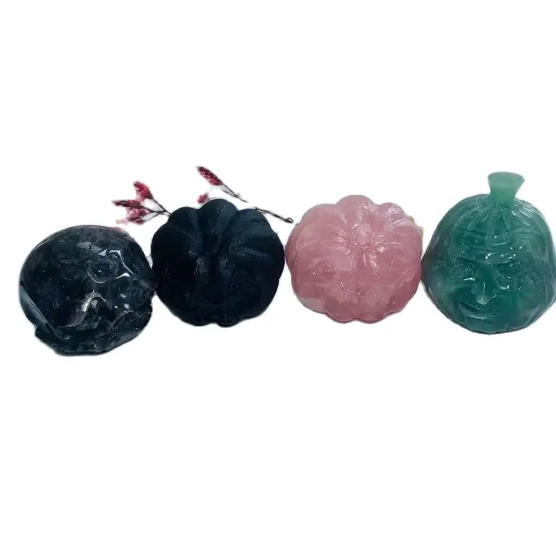 

Wholesale Various Pumpkin Head High Quality Polished Crystal For Gift & Home Decor LH