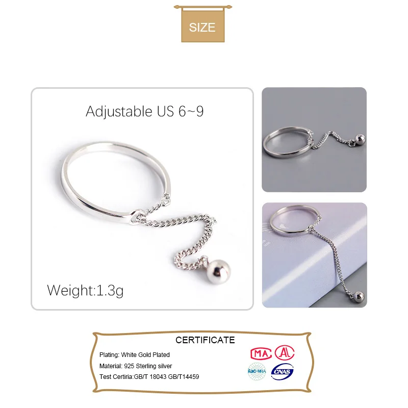 Кольцо женское из серебра 925 пробы с бусинами DA817 | Украшения и аксессуары