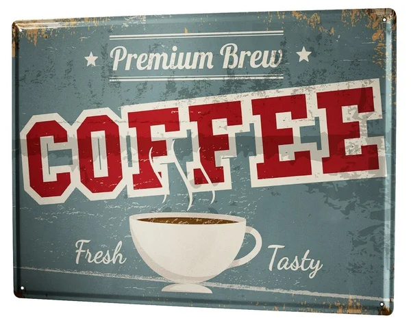 

Tin Sign Restaurant Kitchens Premium BREW coffee