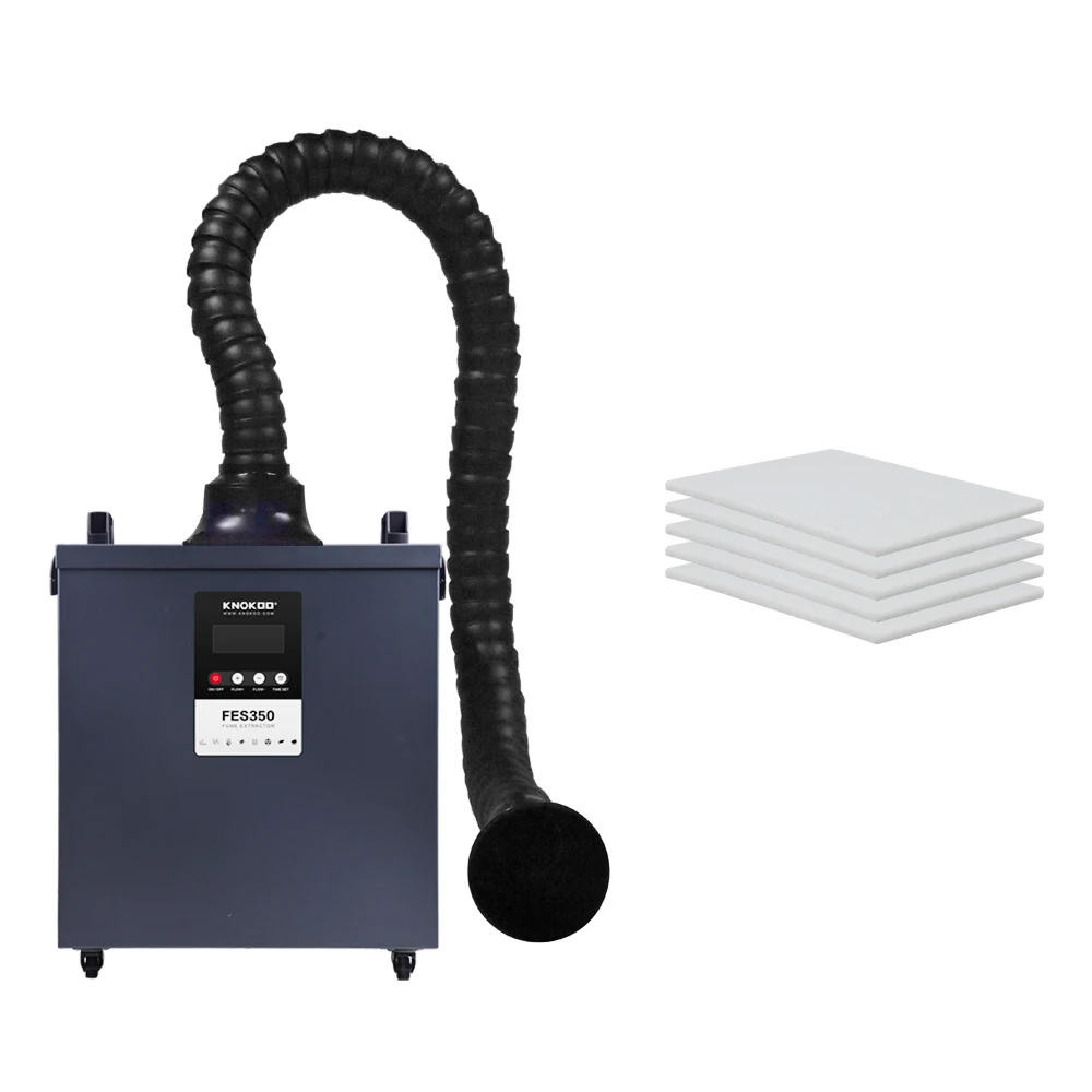 Фильтр с активированным углем KNOKOO 350 Вт профессиональный экстрактор дыма для