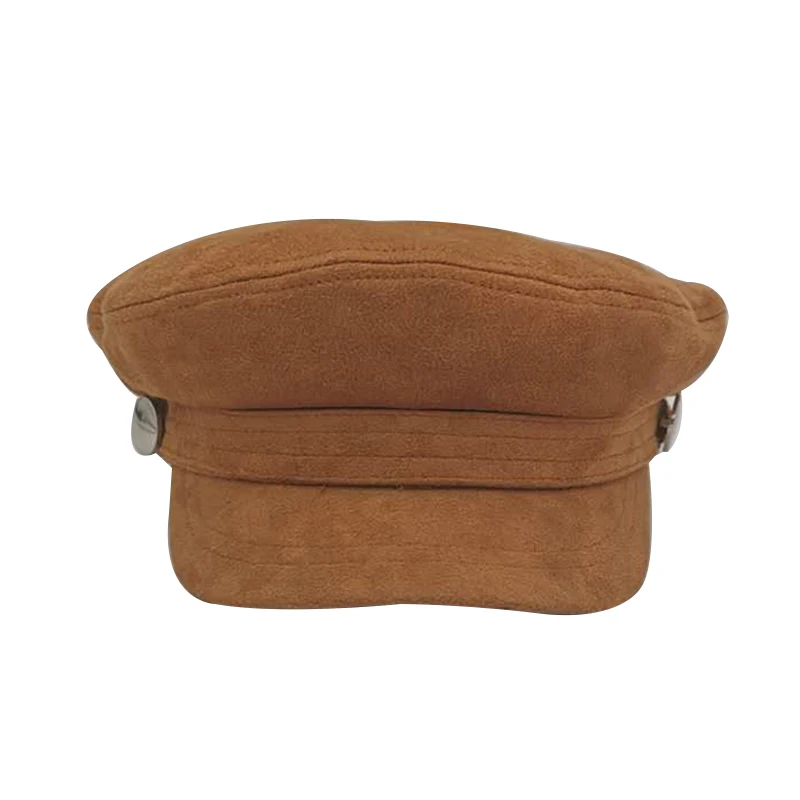 Женская однотонная восьмиугольная шляпка Newsboy Модный повседневный Теплый Зимний