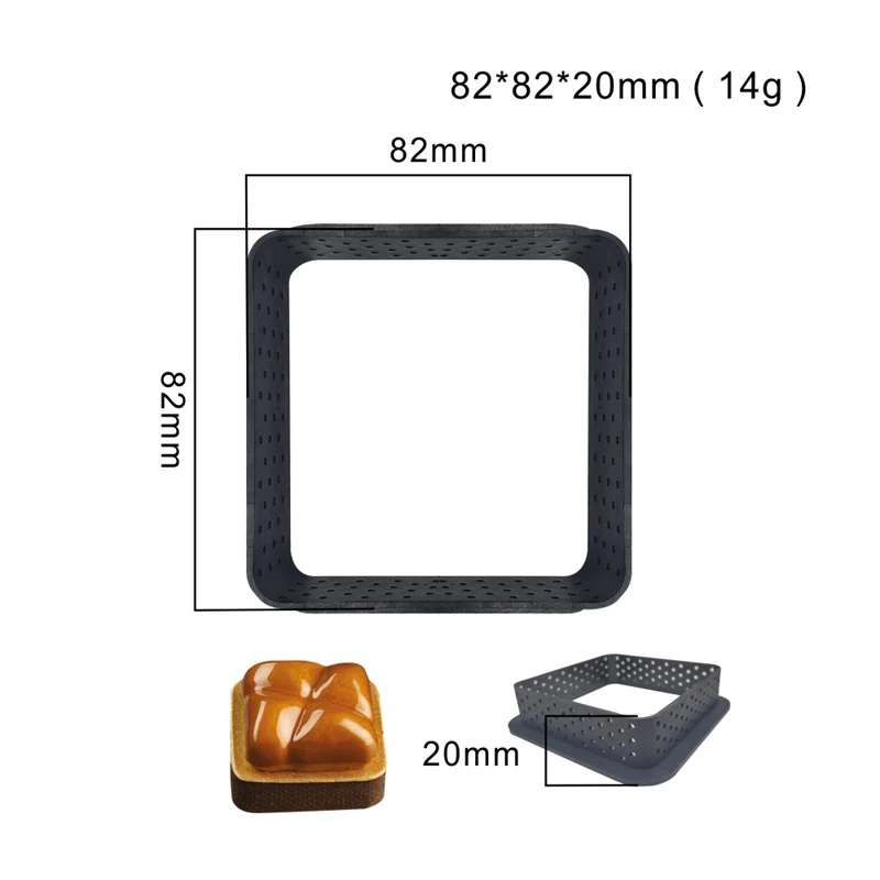 Meibum пластиковая перфорированная форма для торта квадратная яиц французский
