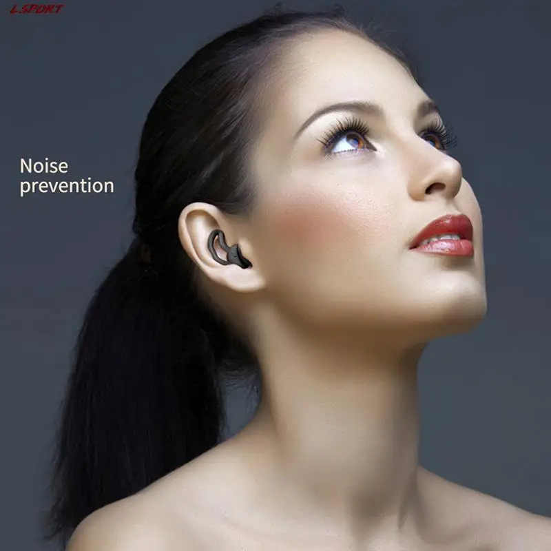 

1Pair Soft Silicone Earplugs Noise Reduction Ear Plugs for Travel Study Sleep