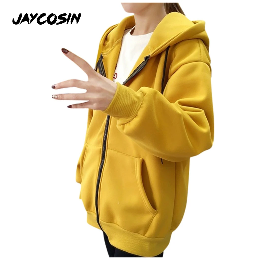 Новинка 2019 Модный женский свободный кардиган JAYCOSIN с длинным рукавом и надписью