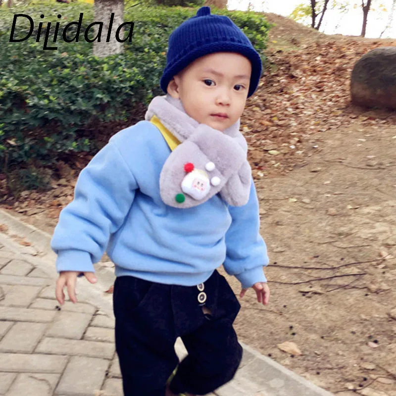 Dilidala/Новинка 2019 года Рождественский плюшевый детский шарф с кроликом из