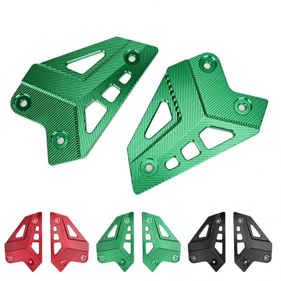 motocross Motorcycle Footrest Foot Peg Heel Plate Protector Guard Cover Fits for Kawasaki Z900 motorcycle parts | Автомобили и