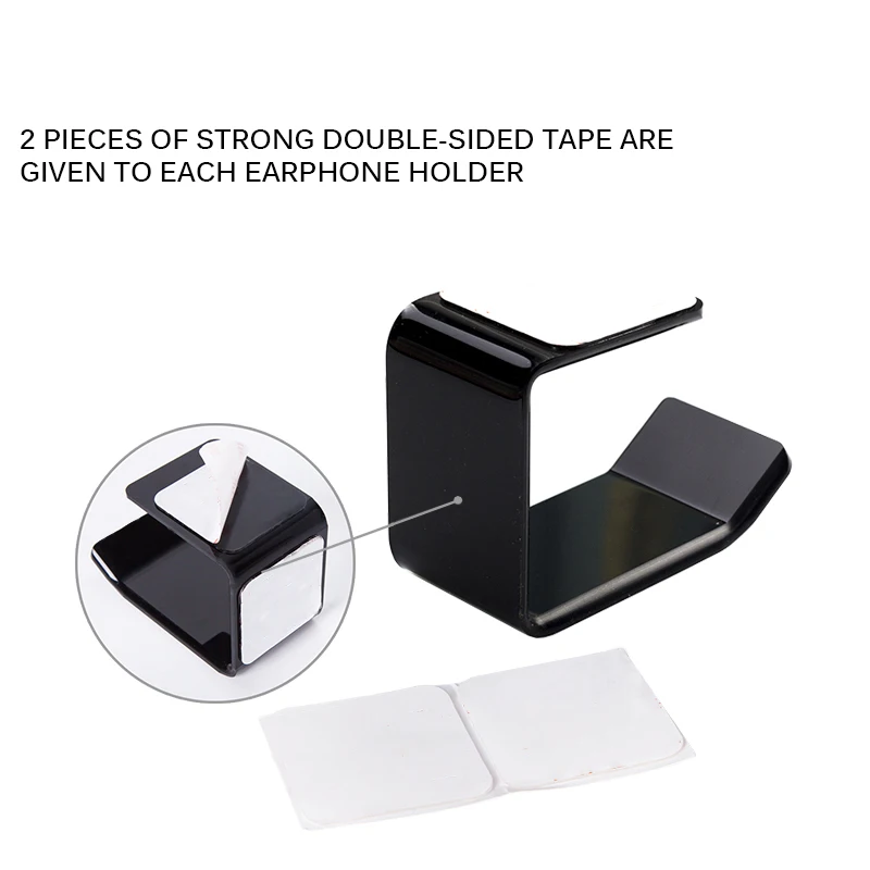 L форма дизайн прочный держатель для наушников гарнитура Вешалка стены/стол