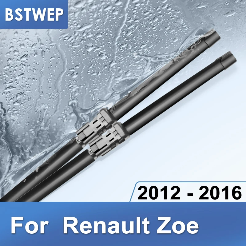 

BSTWEP Wiper Blades for Renault Zoe 24"&14" Fit Push Button Arms 2012 2013 2014 2015 2016