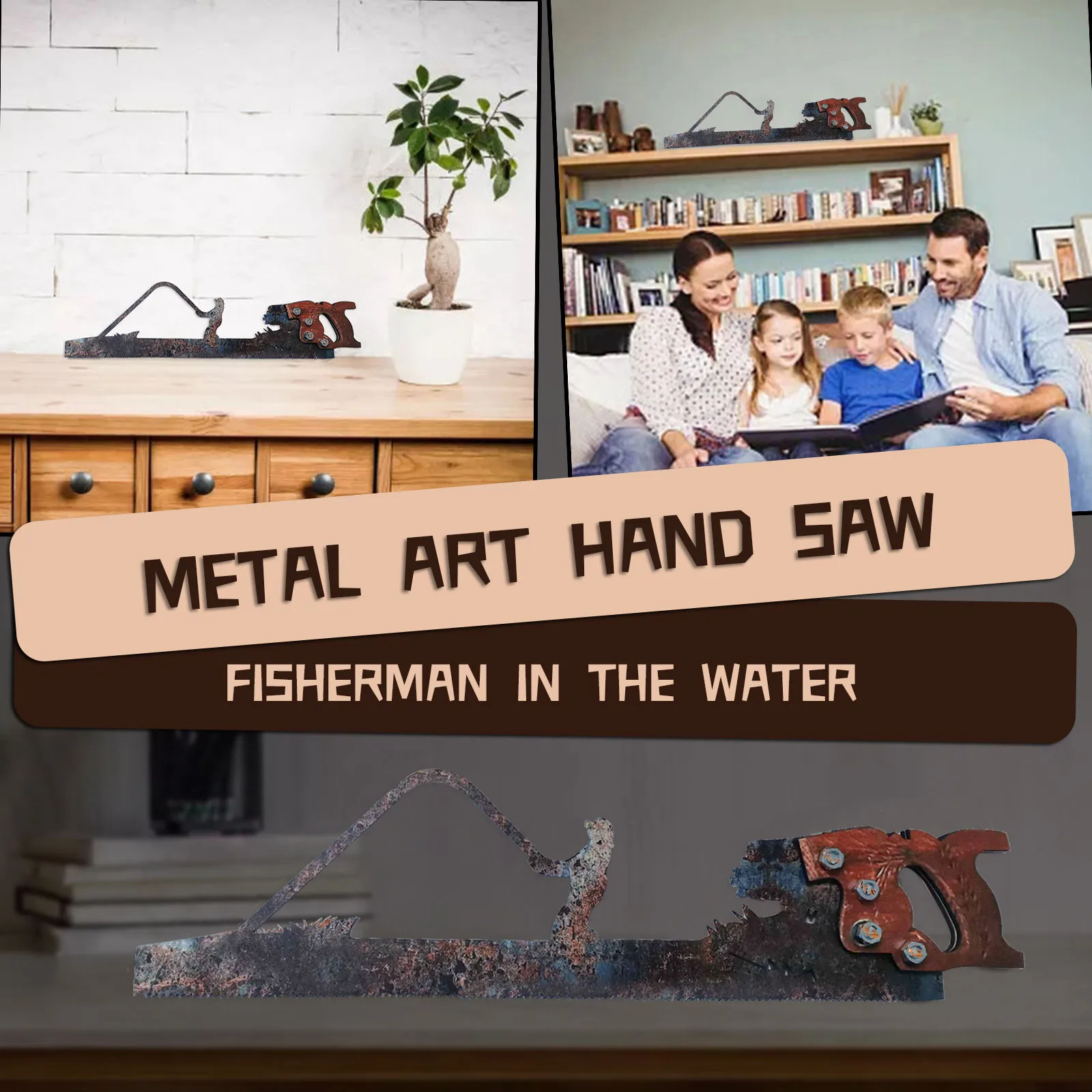 

Металлическая художественная пила ручная работа дизайн на старую пилу ручная пила металлическое искусство на День отца уникальный подарок...
