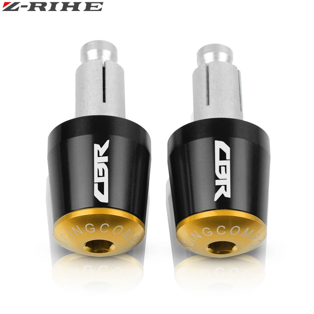 Black Gold Для honda CBR 250 150 600 929 954 RR CBR 650F 600RR CBR 1000RR руль мотоцикла, аксессуары ручной рукоятки «Грипсы» рожки руля Кепки - Цвет: Black Gold
