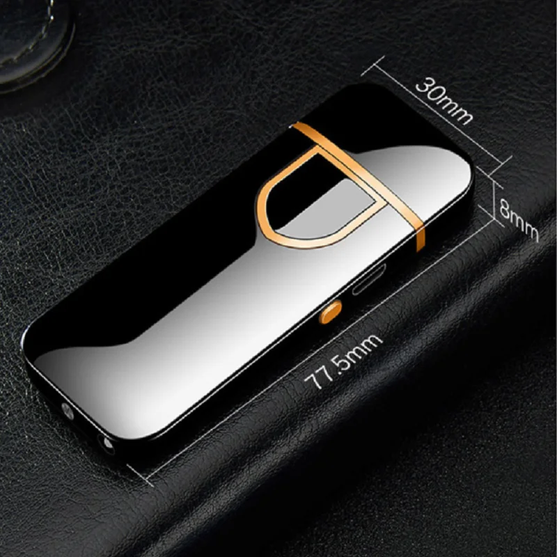2020 электрическая зажигалка с двойной дугой перезаряжаемая от USB ветрозащитная