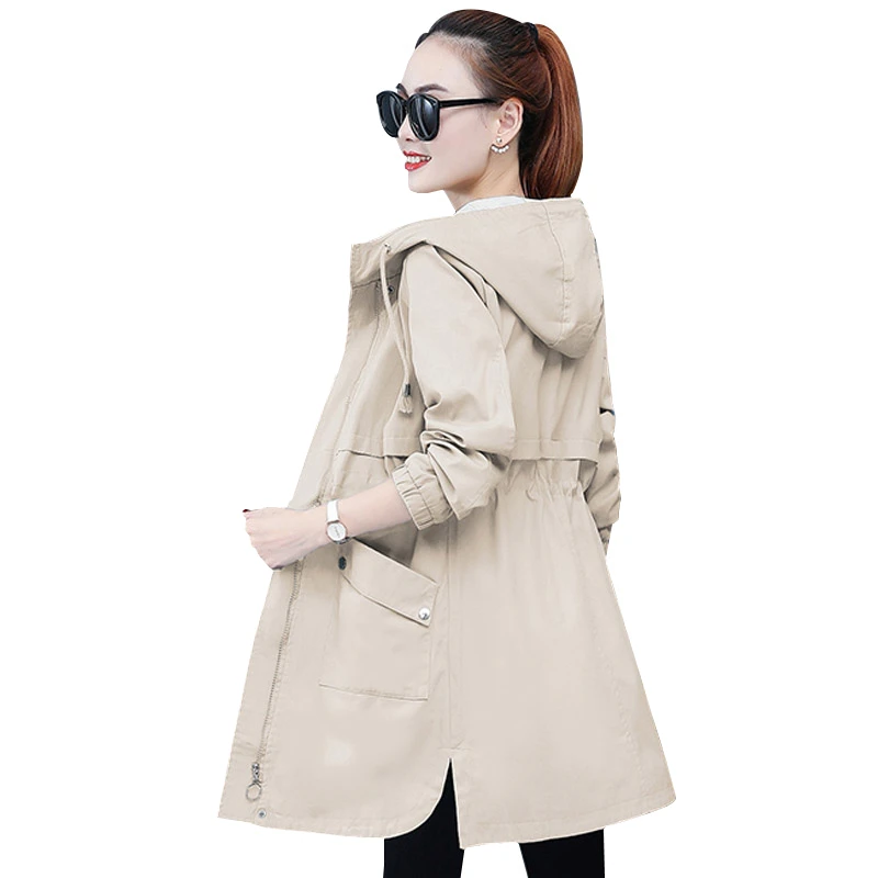 2020 новинка Весенняя женская куртка-ветровка в Корейском стиле размера плюс