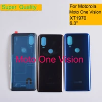 10pcslot for motorola moto one vision p50 xt1970 housing battery cover back cover case rear door chassis shell replacement
