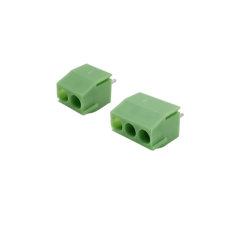 KF350 300V 10A 3.5mm Pitch 2 Pin 3 Spliceable Plug-in PCB Screw Terminal Block KF350-3.5-2P-3P Connector for 24-18 AWG Cable - купить по