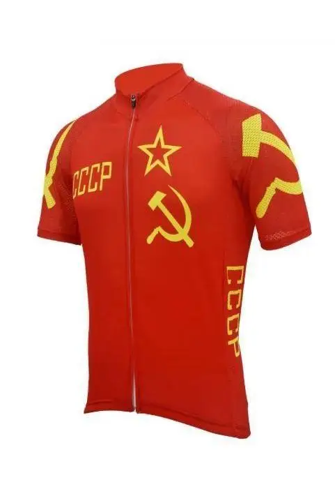 

CCCP Cycling Jersey Cycling Clothing Apparel Quick Dry Moisture Wicking Cycling Sports