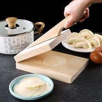 wooden dough pressing tool dumpling skin tortilla panel presser maker pastry baking tools ravioli maker household kitchen gadget