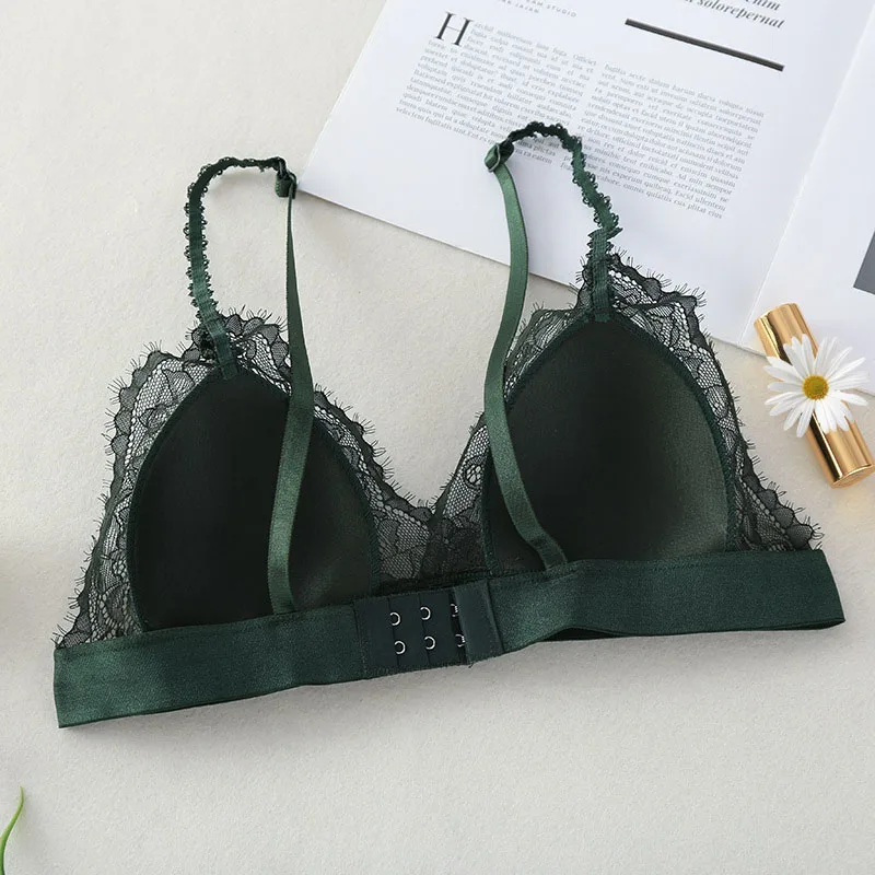 Новые летние кружевные бюстгальтеры сексуальный тонкий регулируемый