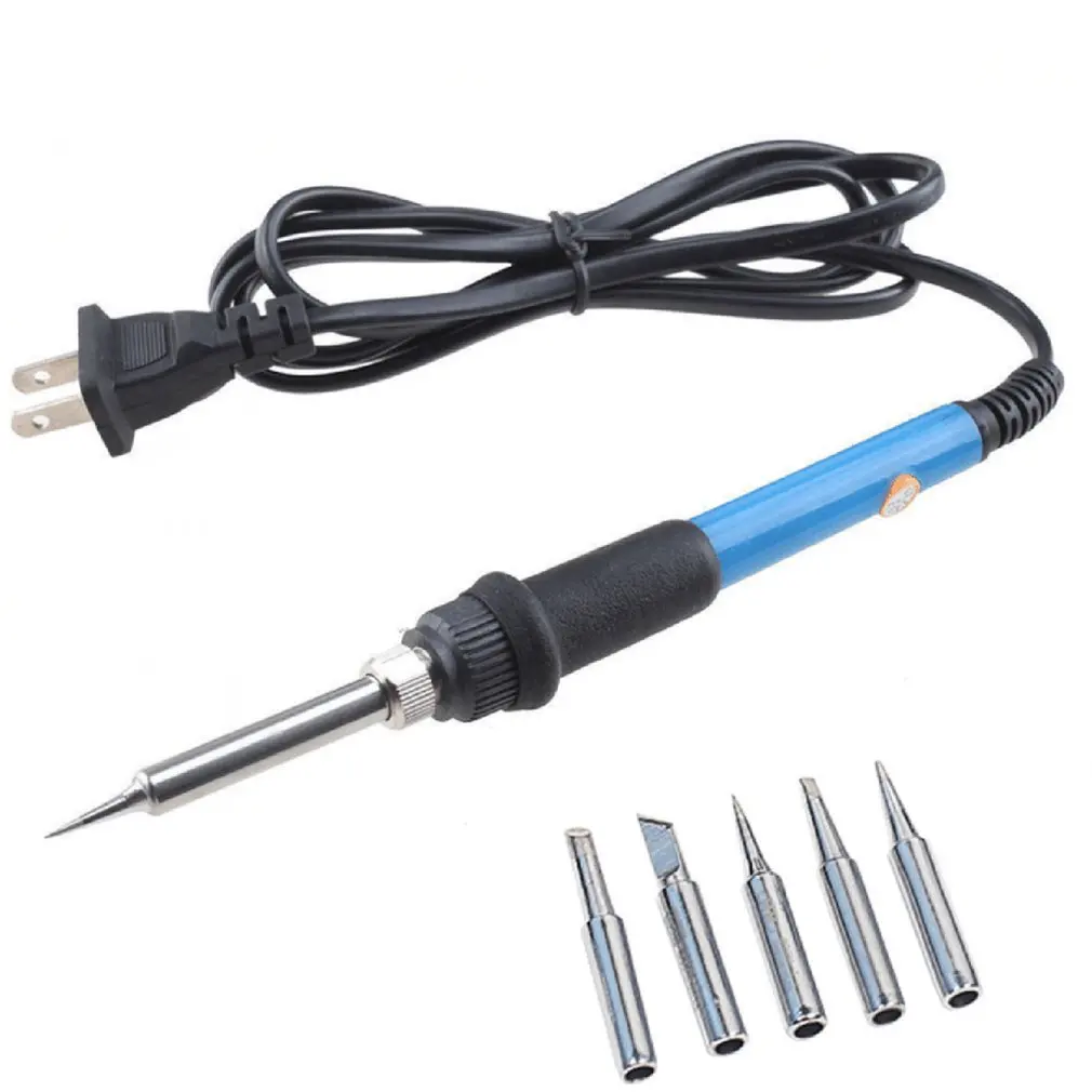 

60w In-line Constant Temperature Electric Soldering Iron Suit Convenient Welding Work Handheld Welding Tools