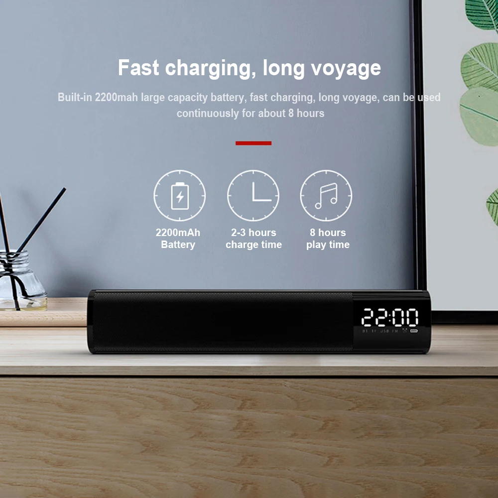 Bluetooth Саундбар аудио плеер Блютуз-гарнитура с сабвуфером 3D объемные колонки