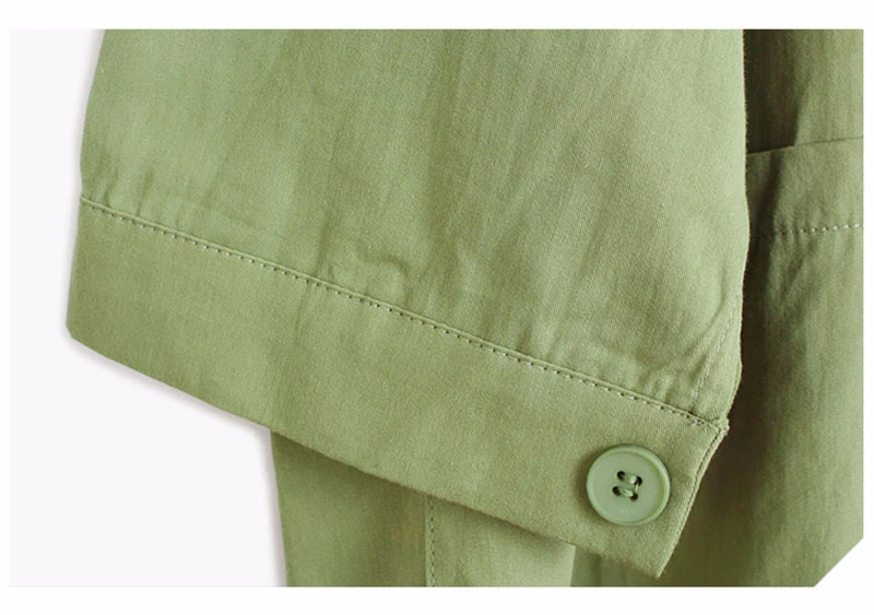 Женский хлопковый комбинезон CHICEVER повседневный с длинными рукавами и карманами