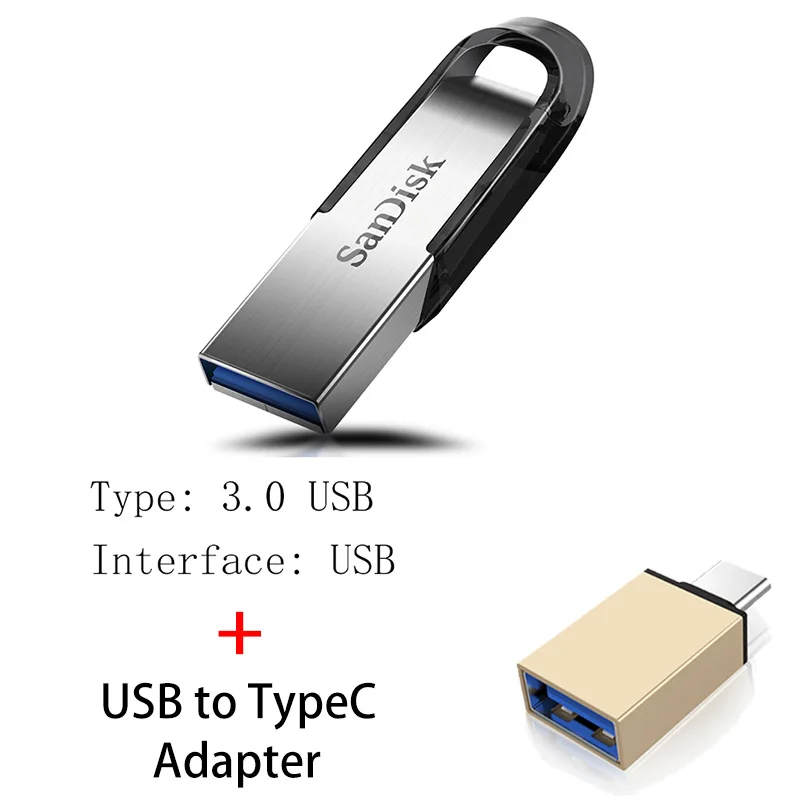 Флеш-накопитель USB sandisk 32, 64, 128, 16 ГБ, флеш-накопитель 128 ГБ, 64 ГБ, 32 ГБ, 256 ГБ, флеш-накопитель 3,0, USB флешка, диск на ключ, память для телефона - Цвет: CZ73 B