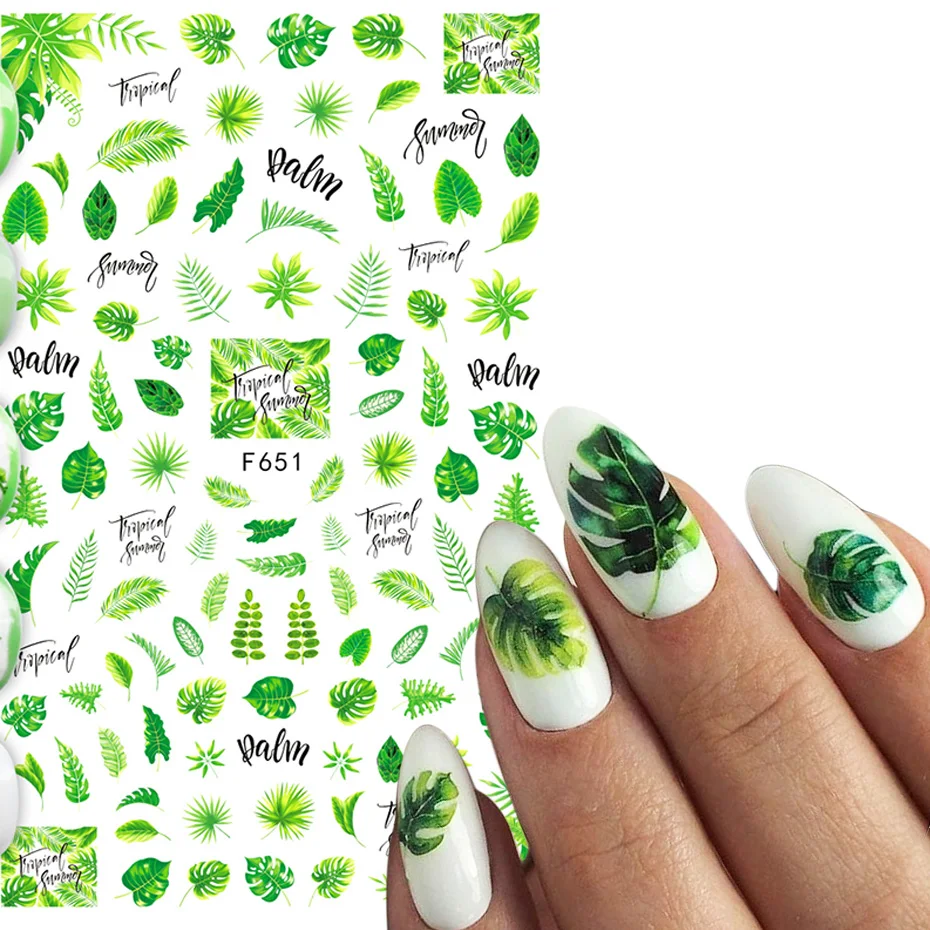 3D Наклейки для дизайна ногтей арбуз лимон|Стикеры и наклейки| |