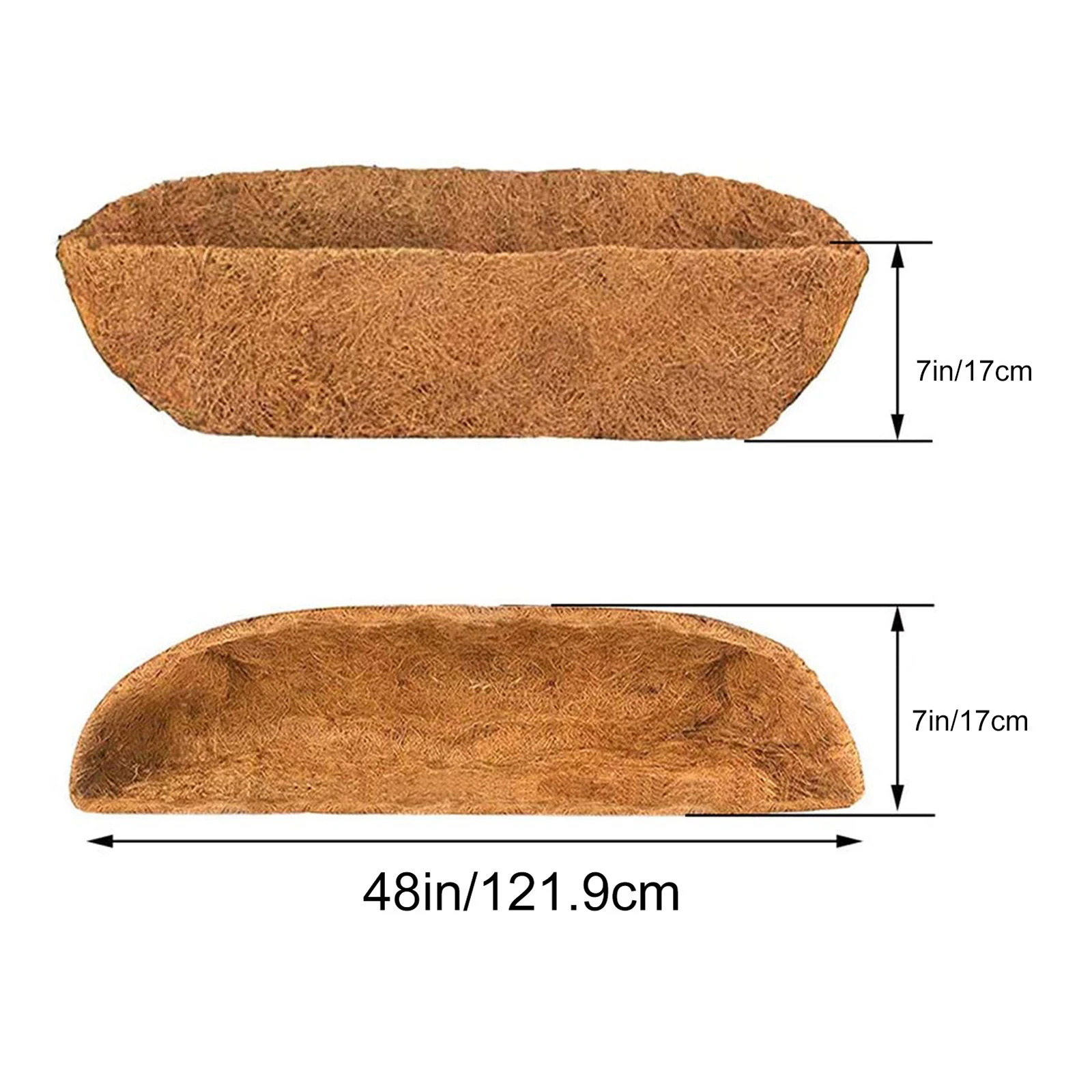 Подкладка для кокосового волокна цветочная корзина настенная коврик кокосовой
