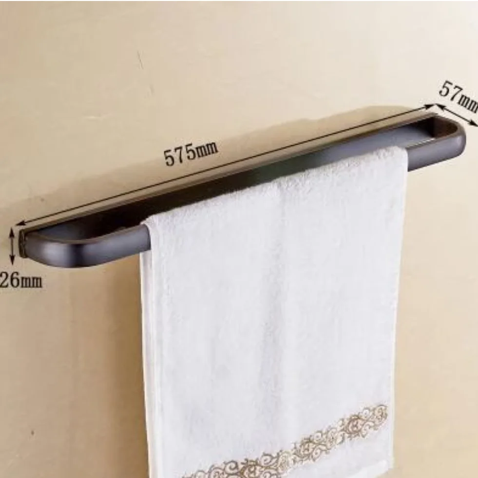 Простые черные аксессуары для ванной комнаты оборудование ванны Полка полотенец