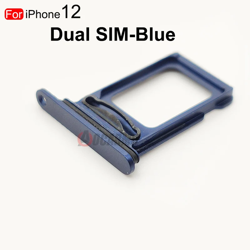 Двойная и одна Sim-карта для iPhone 12 Держатель SIM-карты лоток Слот держатель адаптер