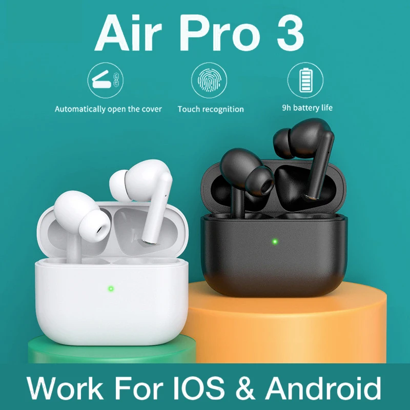 

Air Pro Wireless Headphones Bluetooth Earphone Touch Earbuds Sport Handsfree Headset With Charging Box For Xiaomi iPhone Android