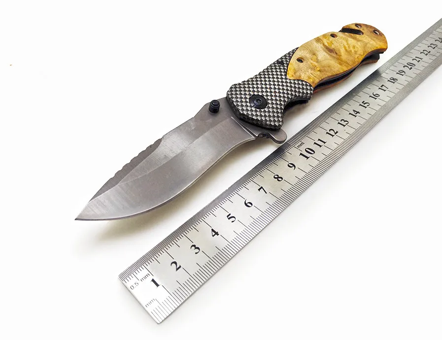 Складная деревянная ручка ножа тактические ножи выживания для кемпинга на