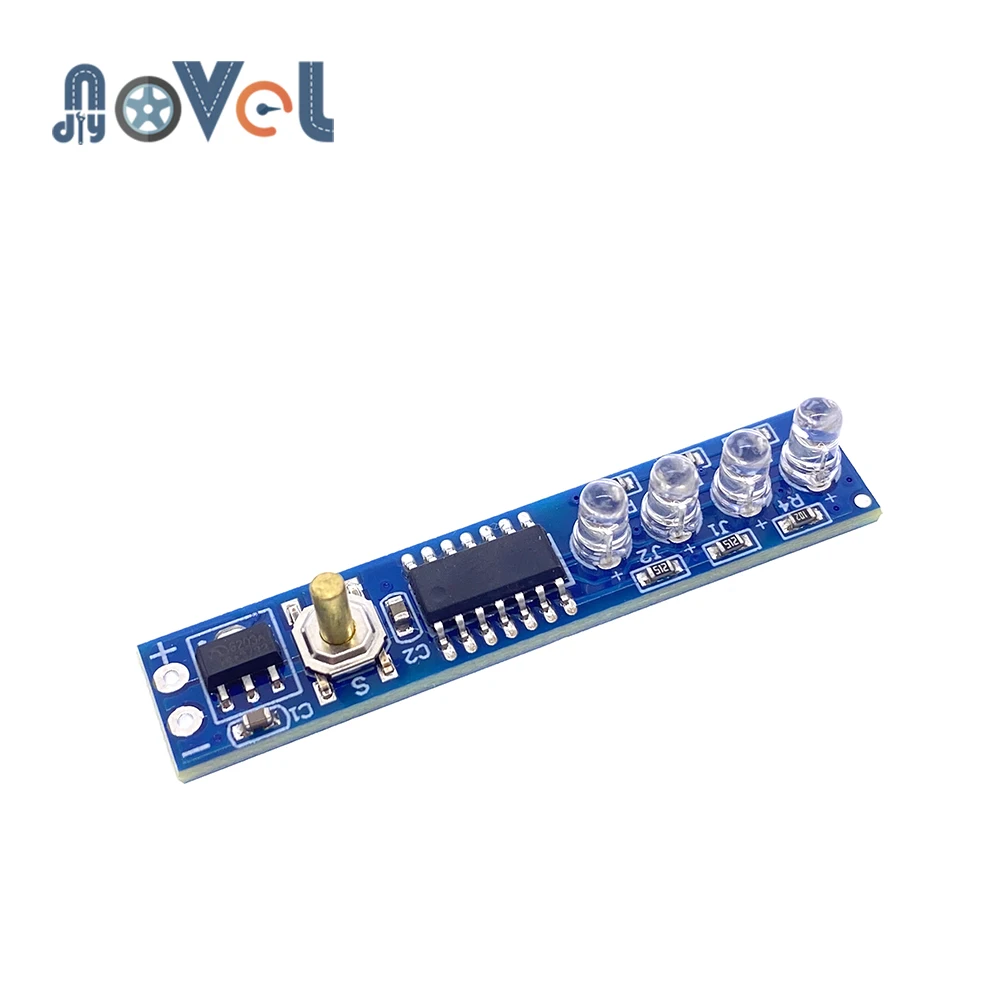 Тестер емкости литиевых батарей 1S/2S/3S/4S светодиодный дисплей модуль индикатора