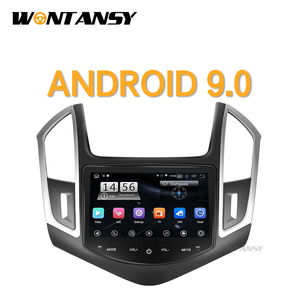 PX30 android 9,0 автомобильный dvd gps плеер для Chevrolet Cruze 2013 с радио gps навигационная поддержка рулевого колеса