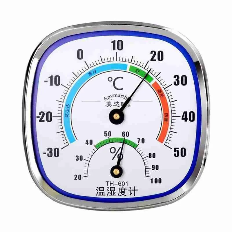 

1pc Thermometer And Hygrometer Analog Humidity Gauge Temperature Monitor For Home Office Hotel School