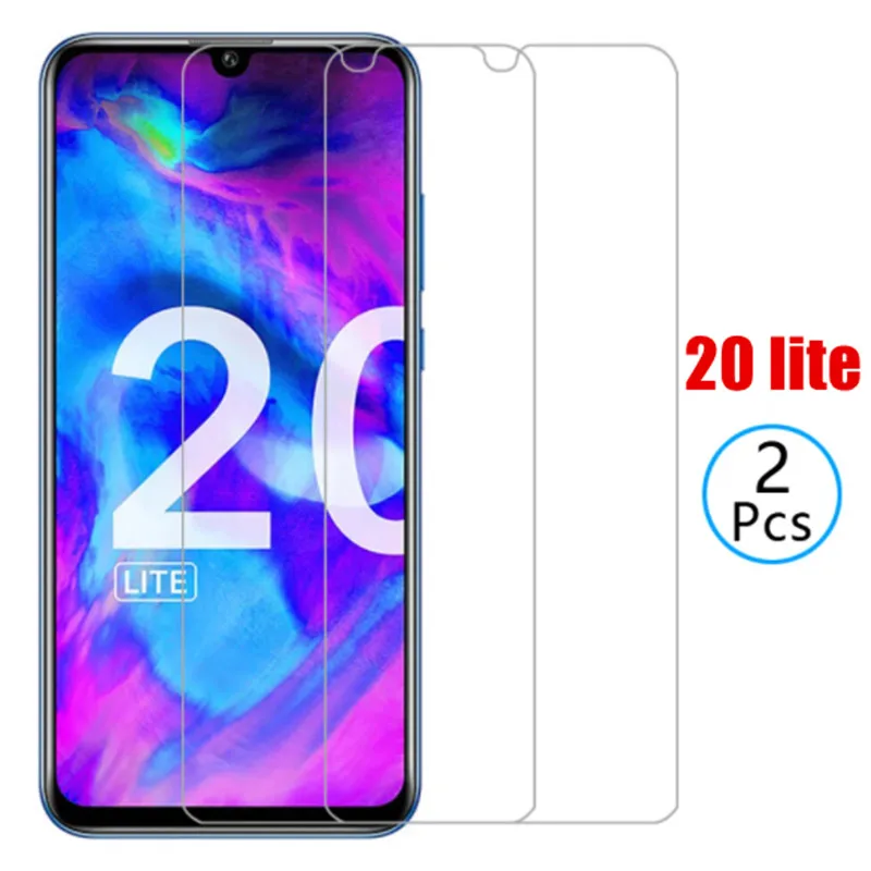 2 шт. 9H закаленное стекло для honor 20 lite light защита экрана телефона Huawei Honor20 Lite