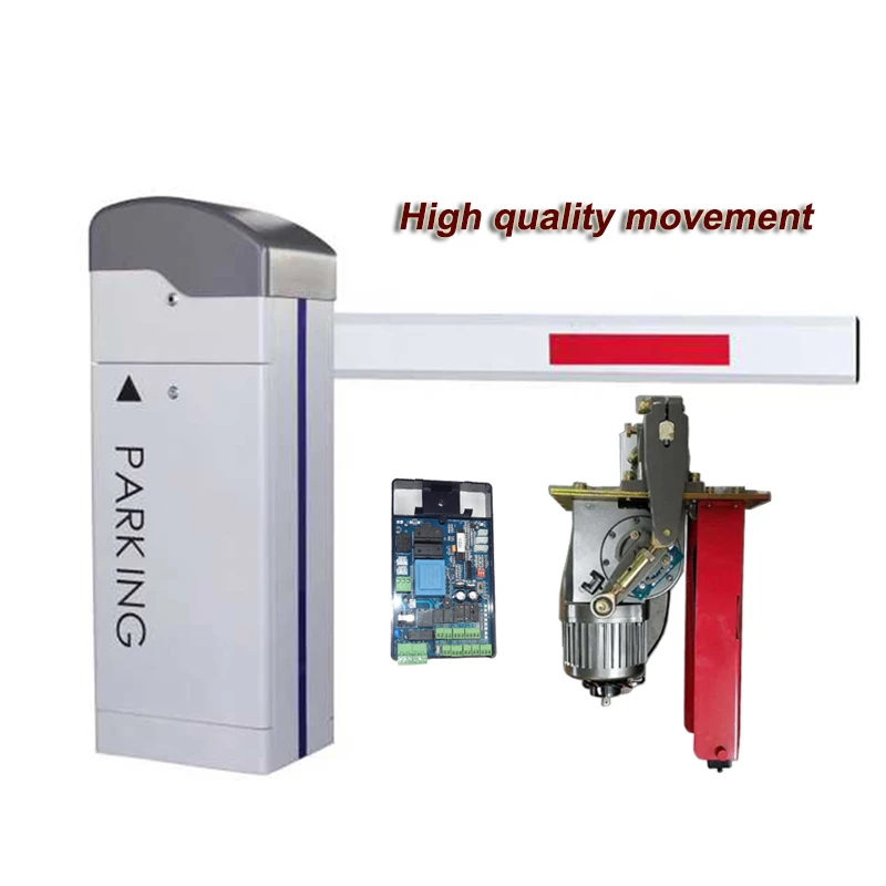 KinJoin 110V/220VAC Heavy Duty Boom Barrier DZP-01 Automatic Gate Motor Straight Arm With Remote Control | Безопасность и защита