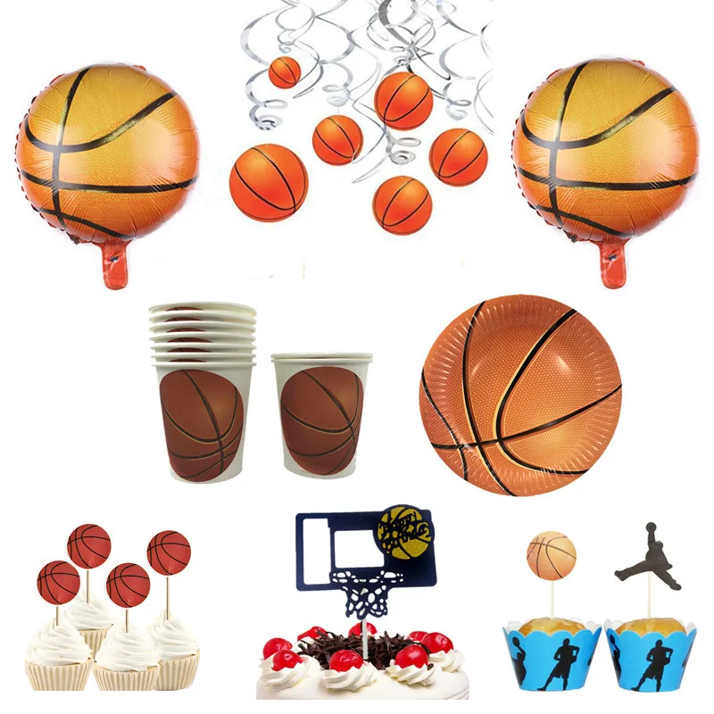 Баскетбольная модель для детской вечеринки|Украшения своими руками вечеринки| |