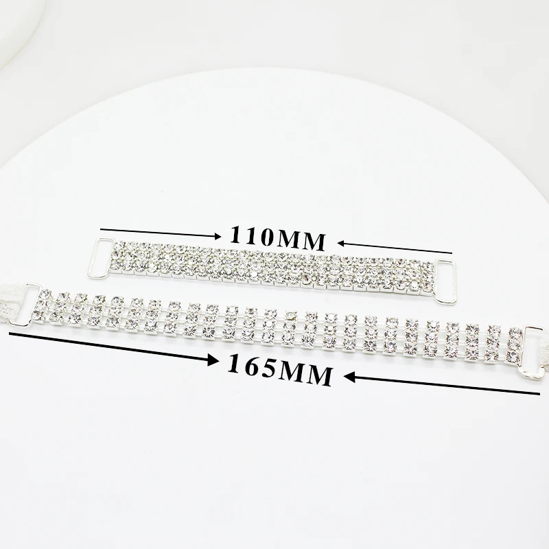 Аксессуары для бюстгальтера 2 шт. мм блестящие украшения купальников цепочка со