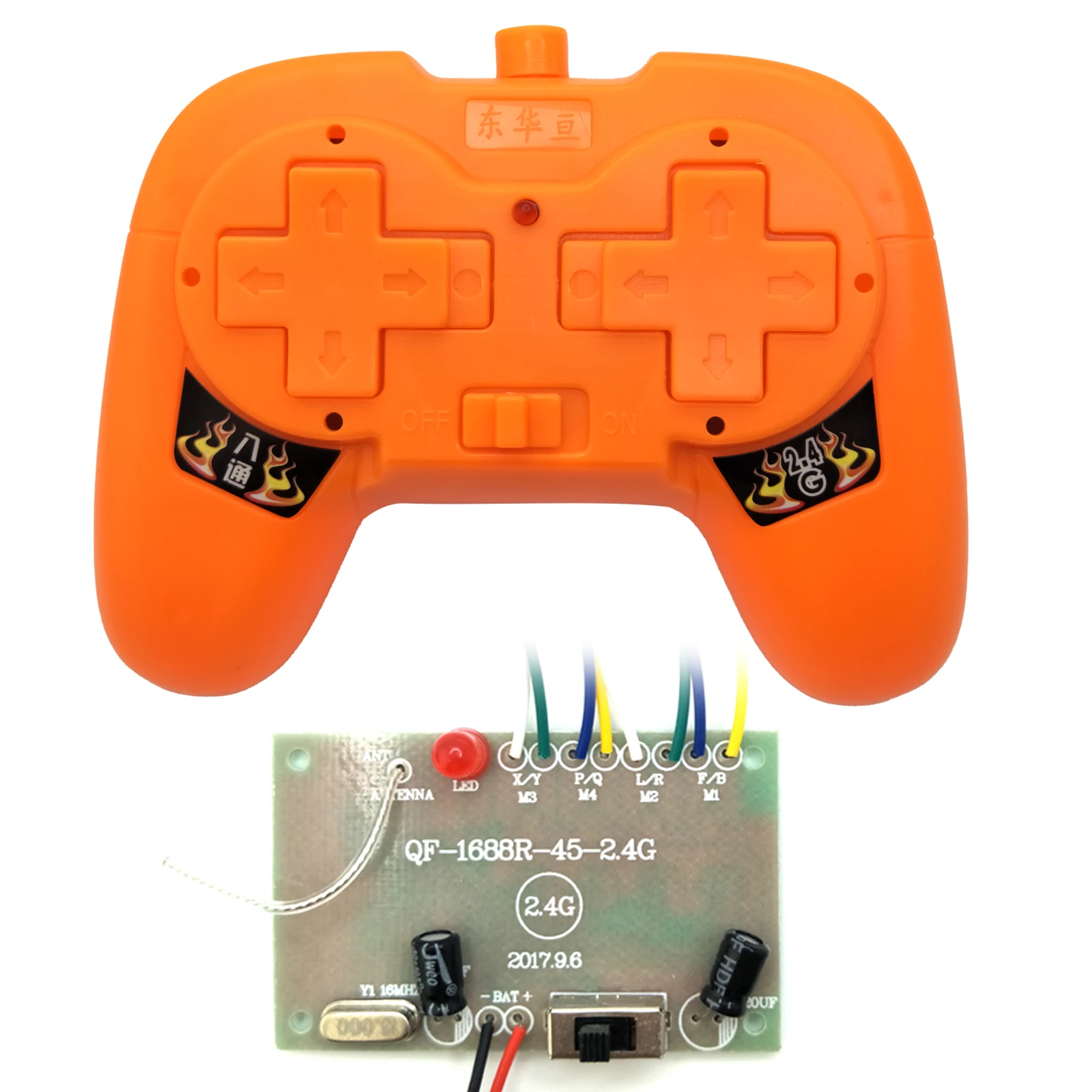 2 4G 8CH пульт дистанционного управления Передатчик с приемной платой для DIY RC лодка