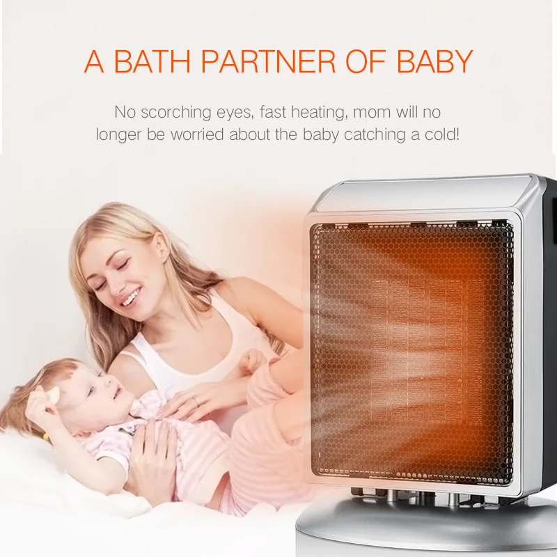 Портативный персональный керамический обогреватель 900W110V/220V PTC плита радиатор