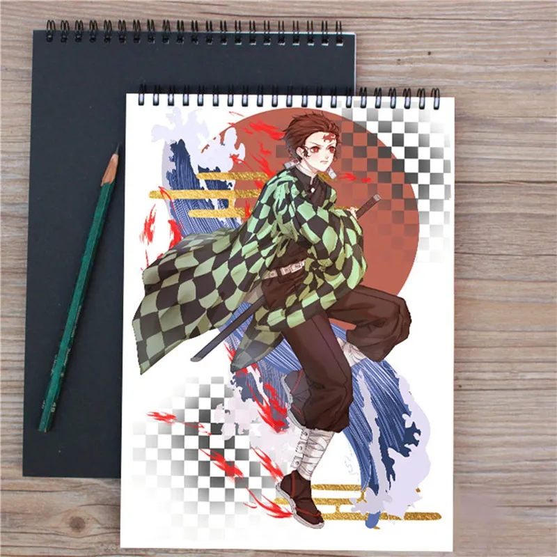 Записная книжка Demon Slayer Kimetsu No Yaiba записная Kamado Tanjirou бумажная планировщик альбом