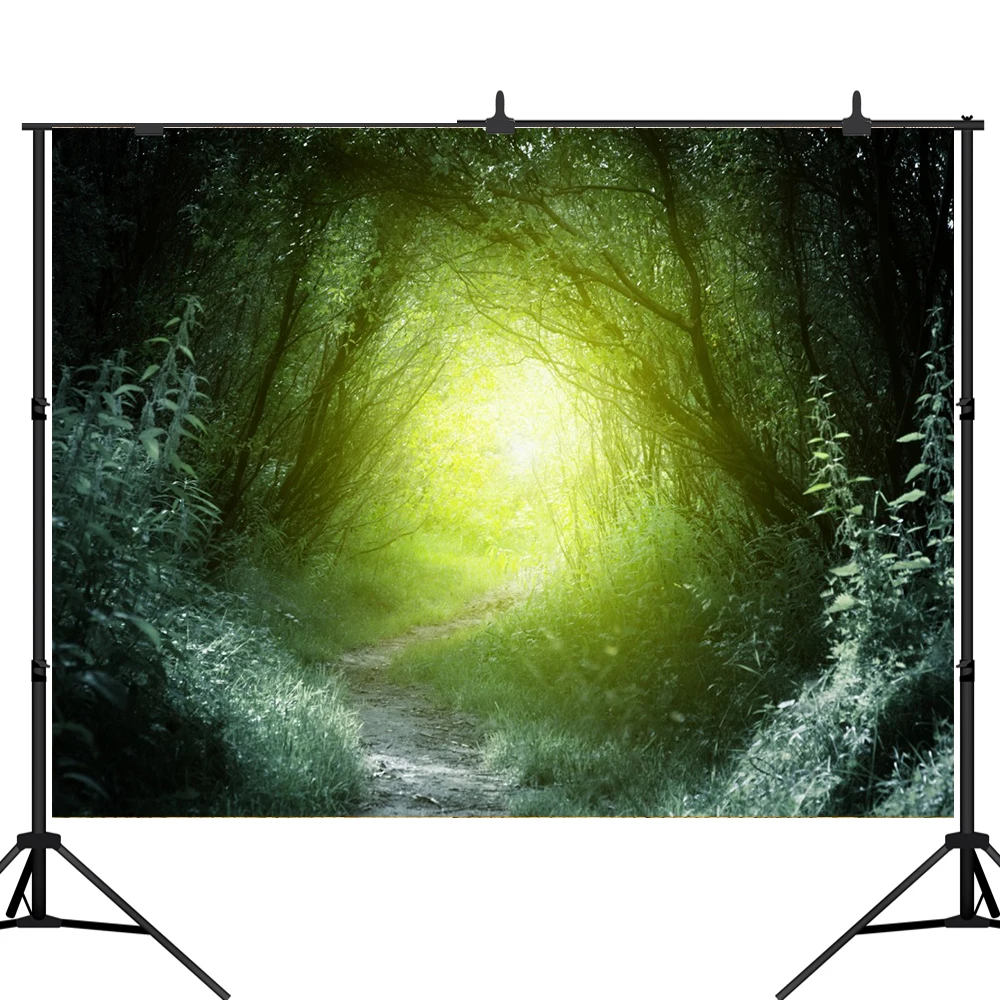 Lyavshi фон для фотосъемки Таинственный лес дорога природный пейзаж фотостудии