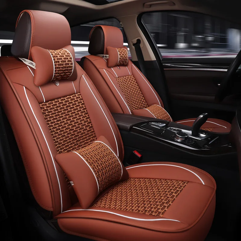 Универсальные кожаные чехлы на сиденья ZRCGL для Renault все модели logan scenic fluence duster megane