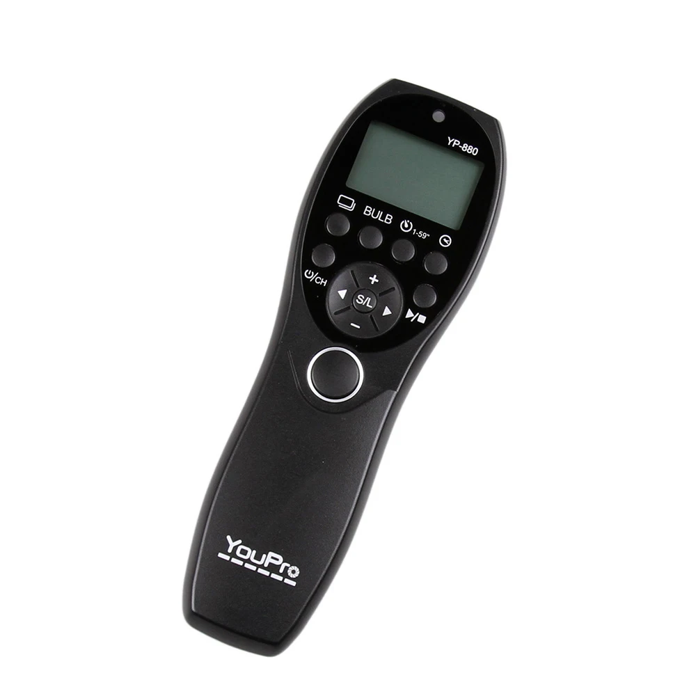 YouPro YP 880 S2 камера проводной спуск затвора таймер дистанционное управление ЖК