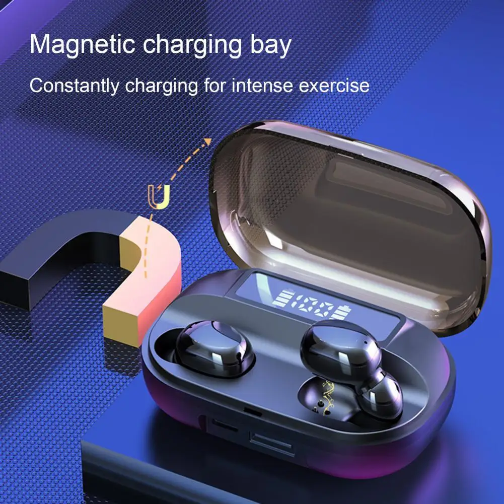 

9D Stereo HD Call TWS Bluetooth 5.0 Wireless Earphone LED Auto Pairing Noise Reduction Earbuds Touch Control Sports Headsets