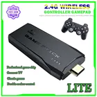 Портативная ТВ игровая консоль M8 4K с 2 беспроводными контроллерами 2,4G поддержка FC PS1 классические игры мини ретро игровая консоль