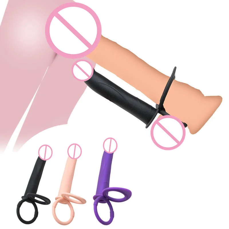 Двойное проникновение взрослый пенис страпон фаллоимитатор Анальная пробка