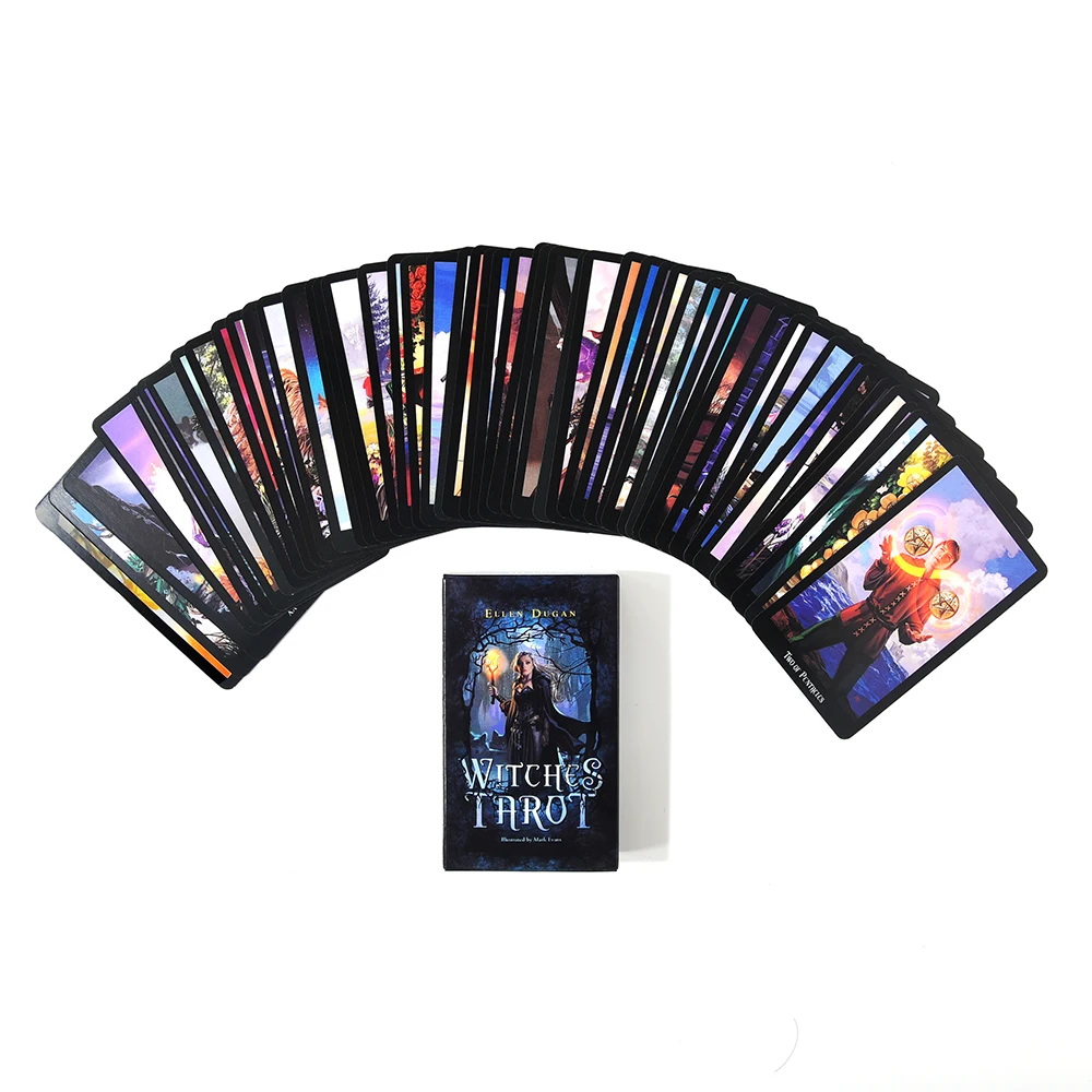 Настольная игра Witch Tarot Deck 78 карт индикатор судьбы будущего карточки для