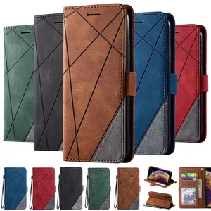 Flip Leather Case For OPPO A93 A74 A54 A55 A94 A95 4G 5G Reno 5Z 5 6 Pro Plus 5G Phone Holder Stand 